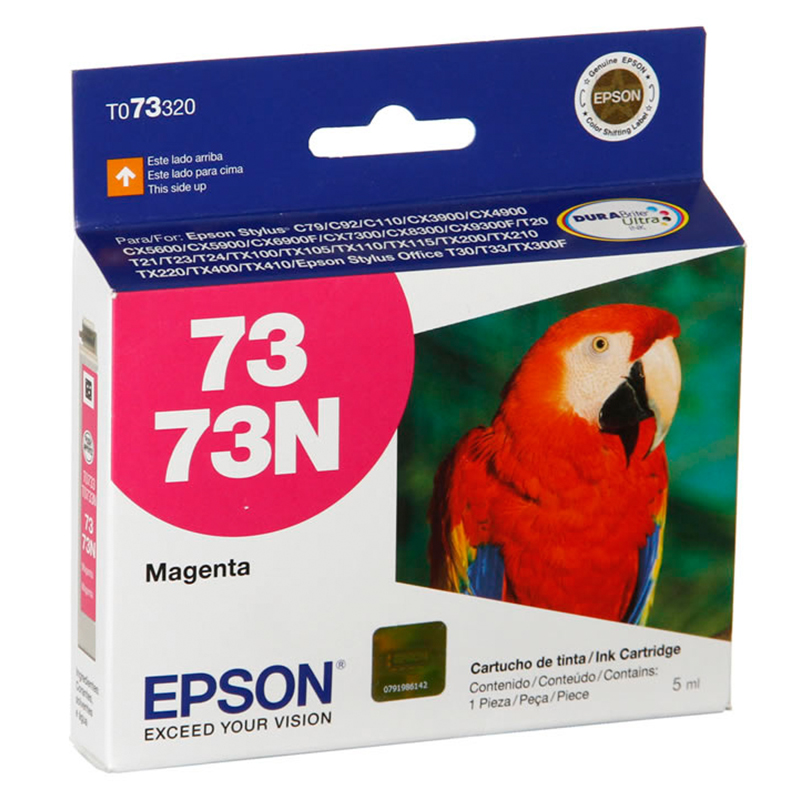 CARTUCHO EPSON 73 - MAGENTA (T073320-AL) - Helioplott Soluciones de  Impresión