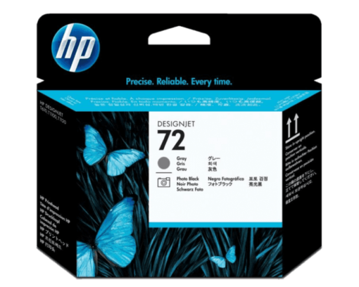 Cabezal de Impresión HP 72 Gris y Negro Fotografico Designjet Original-0