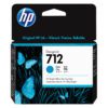 HP 712 29ml Cyan Ink Cartridge HP 712 29ml Cyan Ink Cartridge