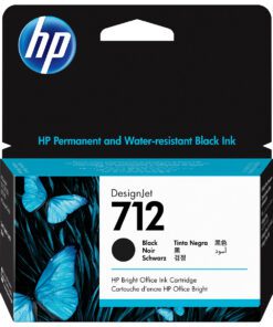 HP 712 38ml Black Ink Cartridge