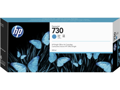 HP CARTUCHO HP 730 CYAN 300ML - HP DESIGNJET T1700